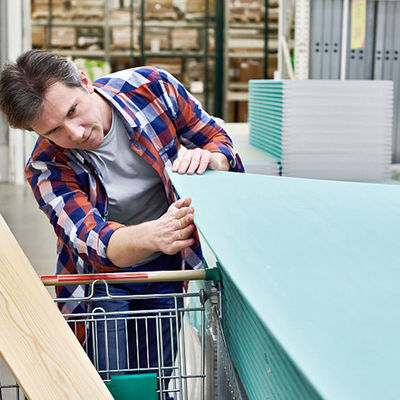 Buen precio Tablero de yeso decorativo de la fibra de marfil del color para la división interna de la pared en línea