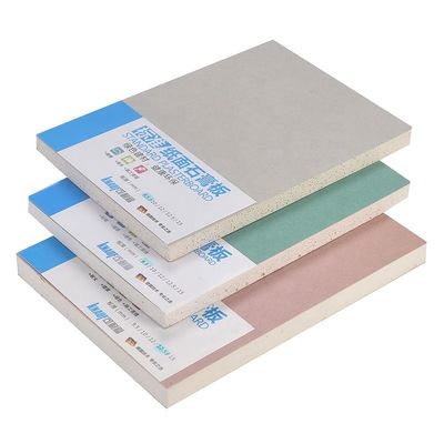 Buen precio tablero de yeso de papel grueso de 9.5m m resistente al fuego para la división interna de la pared en línea