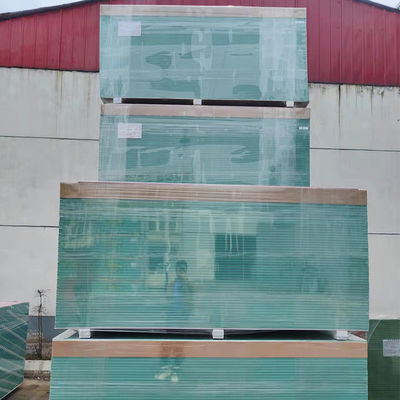 Buen precio grueso a prueba de humedad resistente del cartón yeso 9.5m m de agua de los 4ft de los x 8ft en línea