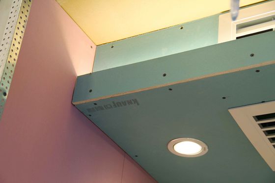 Diseño industrial Placa de yeso de 15 mm Común para interiores de oficinas techos Paredes Proyectos comerciales