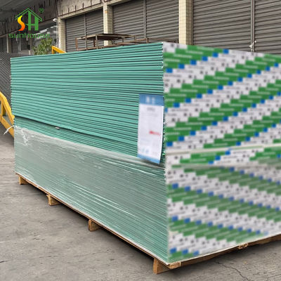 Buen precio Resistencia a la humedad 9 mm Placa de yeso de yeso Pared de secado regular Partición no combustible en línea