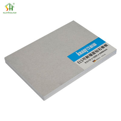 Buen precio 9.5mm Panel de yeso ligero 1220x2440mm 4x8ft Placa de yeso Panel interior fácil de instalar en línea