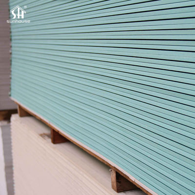 Buen precio Placa de yeso verde de 12,5 mm para paredes interiores de 4x8 pies en línea